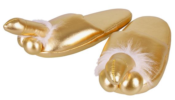 Тапочки - Golden Penis Puschen sexstyle