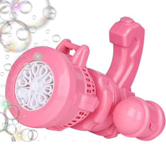 Дитячий кулемет генератор мильних бульбашок від батарейок Bubble machine toy | Зображення 2