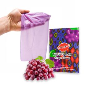 Латексна серветка Latex Dental Dams Grape 1 шт sexstyle