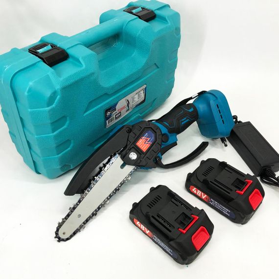 Потужна електропилка пила ланцюгова Пила для роботи в саду 6"(15 см) Domotec 24V, Потужна садова пилка AY-68 | Зображення 8