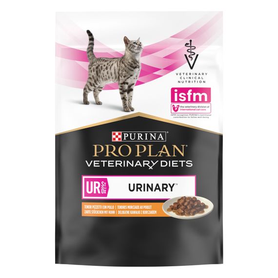 Влажный корм для кошек с мочекаменной болезнью Purina Veterinary Diets UR Urinary 85 гр х 10 шт | Зображення 2