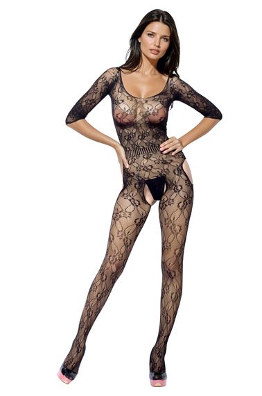 Бодістокінг - Bodystocking 6032, Black, S/L | Зображення 2