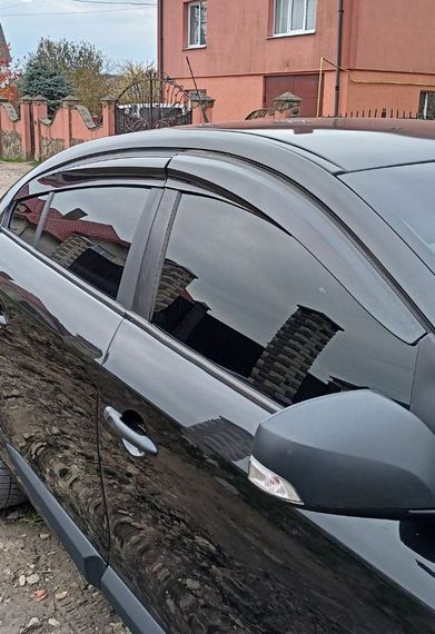 Вітровики (4 шт., Sunplex Sport) для Renault Fluence 2009-2024 рр | Зображення 3