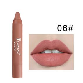 Оксамитова матова помада для губ олівець Teayason LipStick водонепроникний довговічний довговічний сексуальна №06