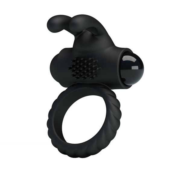 Ерекційне кільце - Pretty Love Eudora Penis Ring Black | Зображення 4