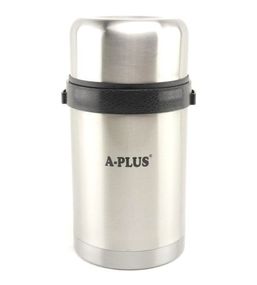 Термос пищевой из нержавеющей стали A-PLUS 1664 1000 ml с чехлом