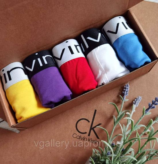 Чоловічі труси Tommy Lacoste CK, чоловічі труси Кельвін Томі Лакоста в коробках на 5 штук, труси на літо 5 | Зображення 2