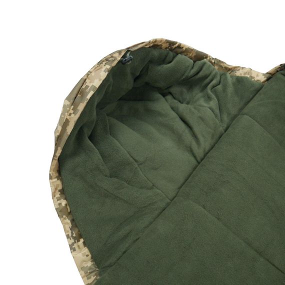 Спальний мішок з капюшоном 2,100х0,750 фліс піксель | Зображення 2