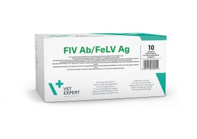 Експрес-тест FiV Ab/FeLV Ag - антитіла імунодефіциту котів вірус лейкемії (10 шт.)