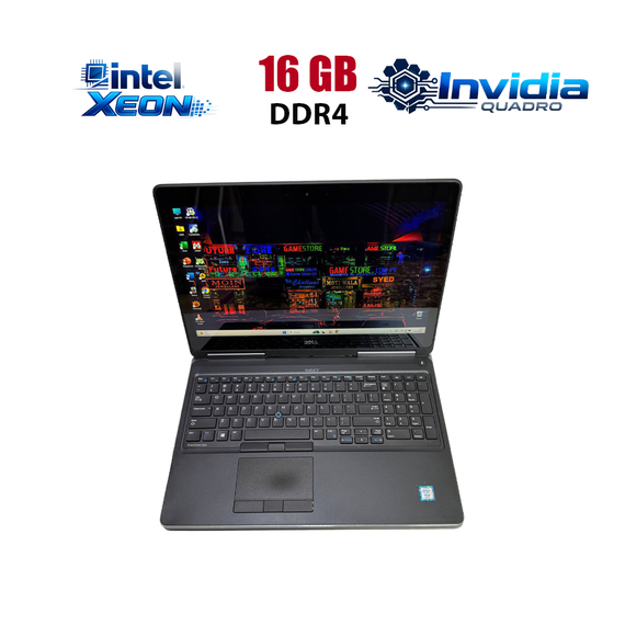 Мобільна робоча станція Dell Precision 7520 / 15.6" (1920x1080) IPS /  Intel Xeon E3-1505M v6 (4(8) ядра по 3.0 - 4.0 GHz)  / 16 GB DDR4 / 256 GB SSD / nVidia Quadro M2200, 4 GB GDDR5, 128-bit / WebCam б/в