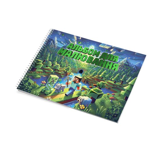 Альбом для малювання Аркуш Майнкрафт 1В3475 Різнокольоровий shop (2000999510847)