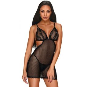 Пеньюар Obsessive Millagro та стрінги S/M sexstyle