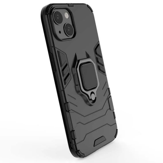 Чехол бампер Primolux Ring Armor для Apple iPhone 15 Plus - Black | Зображення 1
