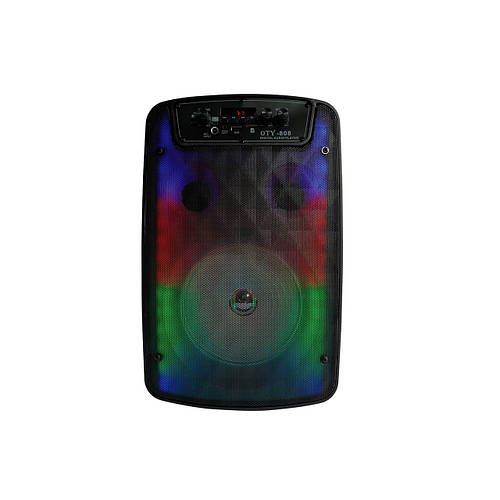 Портативна колонка XPRO OTY-808 валіза 10Вт, USB, SD, FM радіо, Bluetooth, 1 мікрофон, ДК (MER-15705) | Зображення 2
