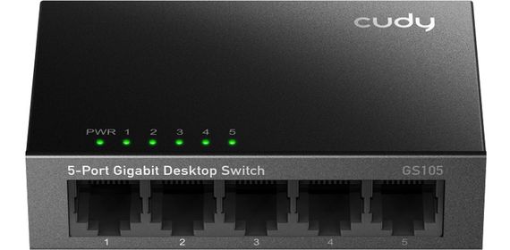 Комутатор Cudy GS105, 5 портовий Gigabit Metal Desktop Switch | Зображення 2