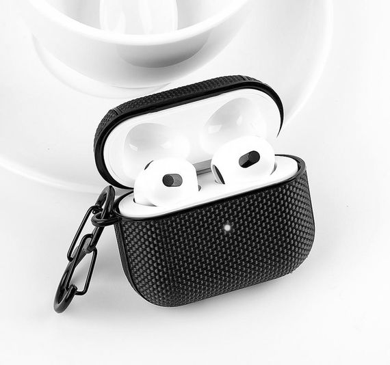 Чехол Primolux Nylon для наушников AirPods 3 (MME73) - Black | Зображення 2