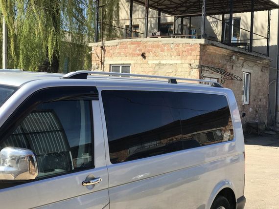 Рейлінги CROWN (сірий мат) Довга база для Volkswagen T5 Caravelle 2004-2010 років | Зображення 9