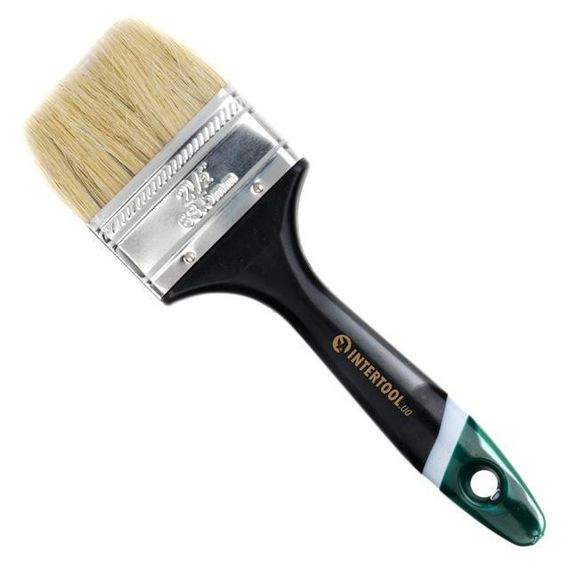 Пензель флейцевий 63*12*38 мм, пластикова ручка INTERTOOL KT-1363 | Зображення 2