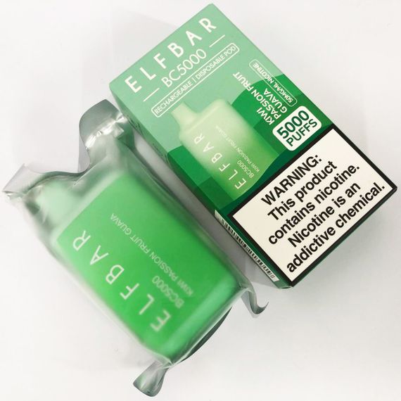 Elf Bar BC5000 смак Ківі Маракуйя Гуава (Kiwi Passion Fruit Guava) | Зображення 1
