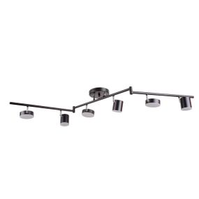 Светильник спот HTL-215/6 LED 42W WW+NW+CW BK