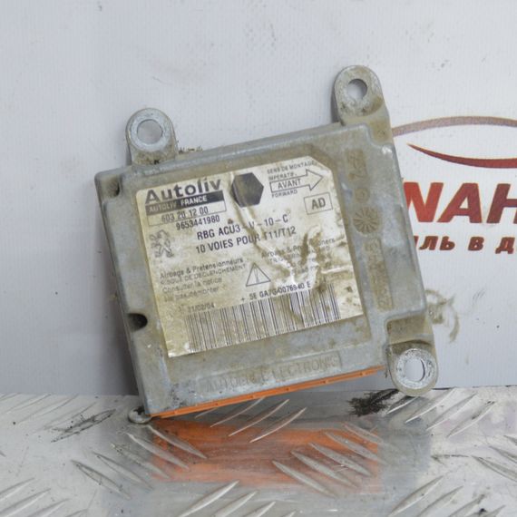 Блок управління AirBag Peugeot 206 модуль BSC Пежо блок управління подушка безпеки 9653441980