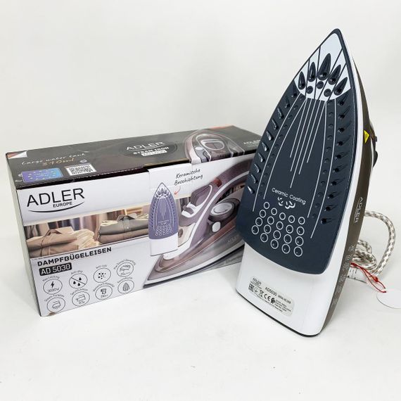 Парова праска для будь-якого типу одягу ADLER, Праска для побутового використання DA-85 | Зображення 3