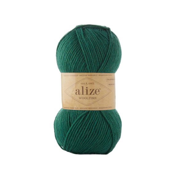 Alize Wooltime, зелений 532