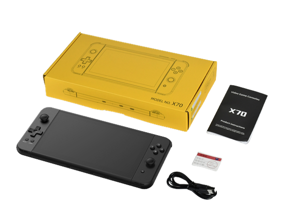 Игровая приставка (Портативная игровая консоль) c 32GB памяти для 3500 игр на процессоре семейства Ipad A9 с экраном 7 дюйма XPRO PSP 70