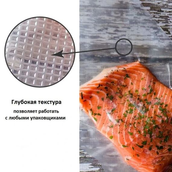 Вакуумні пакети гофровані в рулоні Besser Vacuum 25x500 см. | Зображення 3