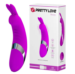 Стимулятор клитора PRETTY LOVE - Bunny, 12 функций вибрации sexstyle