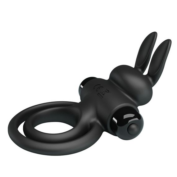 Ерекційне кільце - Pretty Love Vibrant Penis Ring III Black Sex Aura | Зображення 5