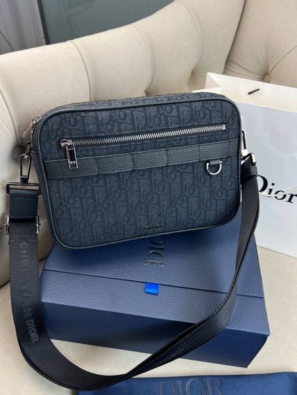 Месенджер чорний Dior Safari Black c882 | Зображення 9