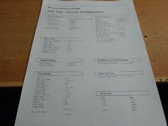Принтер HP LaserJet Pro P1606dn / лазерная монохромная печать / 600x600 dpi / A4 / 25 стр/мин / USB 2.0, Ethernet / Дуплекс б/у | Зображення 3