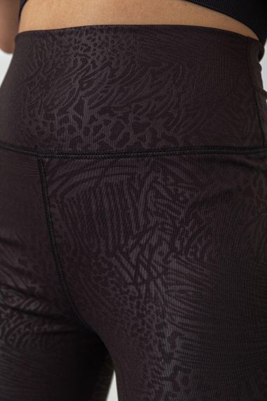 Лосины женские  цвет черный 220R010 | Зображення 4