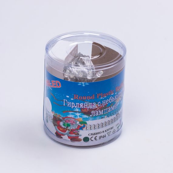 Гирлянда нить светодиодная GarlandoPro 50 LED 6м 8 режимов гирлянда новогодняя Белый W100LEDW | Зображення 8