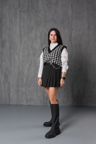Чоботи жіночі Fashion Zinnia 3869 41 розмір 26 см Чорний | Зображення 7
