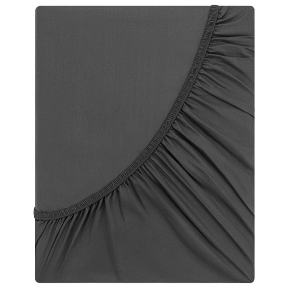 Простирадло ARDESTO на резинці Mix&amp;Match Premium, 180x200+30см, 100% бавовна, сатин, сірий (ART1820FSY) | Зображення 6