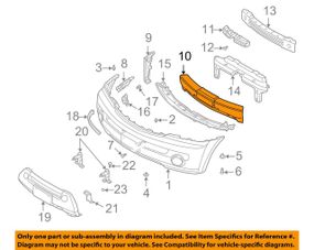 Абсорбер переднего бампера Kia Sorento '03-06 OE 865213E000