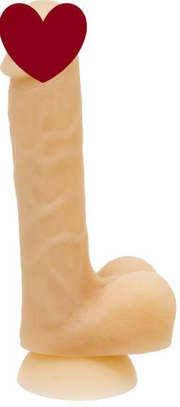 Фалоімітатор із пам’яттю форми, на присосці ADDICTION — DAVID 8″ Silicone Dong, віброкуля в подаруно sexstyle