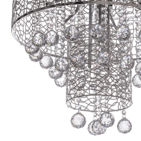 Люстра потолочная галогенная хрустальная G4 20W CH (BR-01 288C/12) | Зображення 1