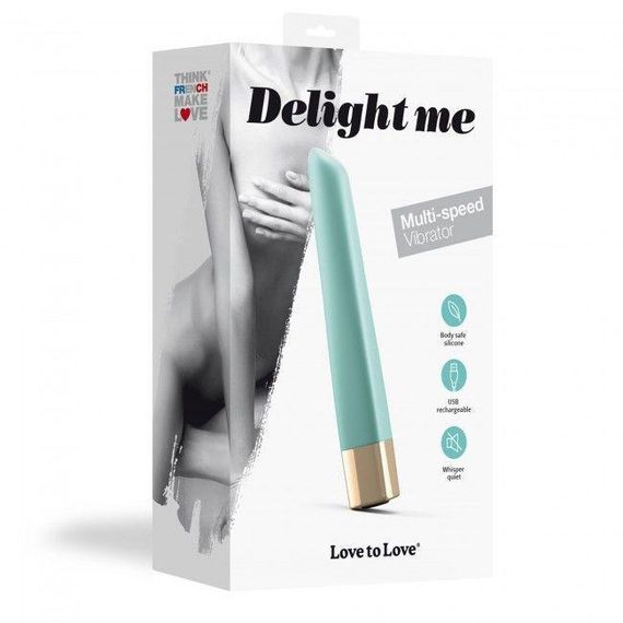 Потужний мінівібратор Love To Love Delight Me з м'яким кінчиком, 16 режимів роботи, Зелений | Зображення 4