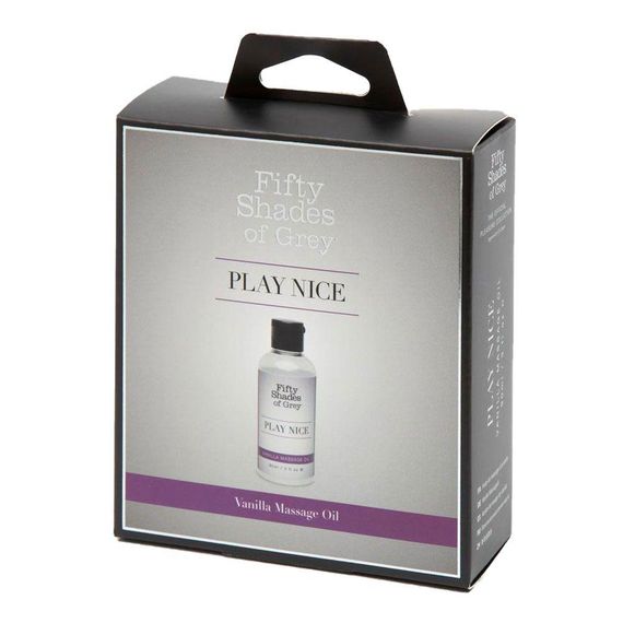 Олія для масажу Fifty Shades of Grey Play Nice Vanilla Massage Oil, 90 мл Sex Aura | Зображення 1