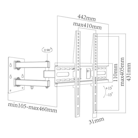 Кронштейн CT-WPLB-T711 Charmount | Зображення 5