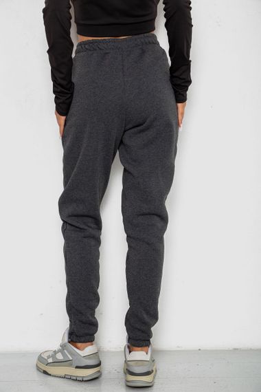 Спортивные штаны женские на флисе  -уценка, цвет серый, 238R58671-1-U-20 | Зображення 3