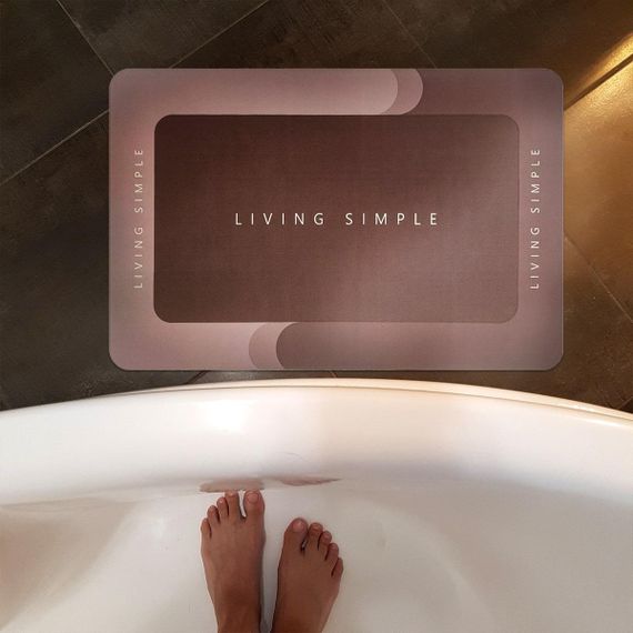 Вологопоглинаючий килимок сірий "Living Simple" 40*60CM*3MM (D) SW-00001572 | Зображення 4