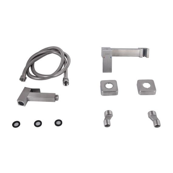 Набір для гігієнічного душу Lidz Kubis 110 Nickel LDKUB110NKS46103 прямокутний | Зображення 5