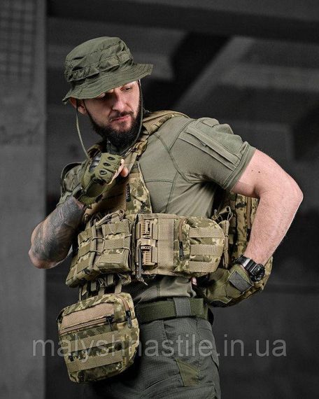 Плитоноска 4 точки быстрый сброс  RONIN  пиксель ДЛ6352 | Зображення 1