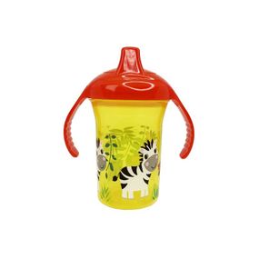 Пляшечка пластикова з ручками "Зебра" MGZ-0323(Yellow) 250 мл