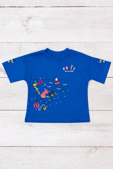 Футболка ясельна для хлопчика Носи своє 104 Електрик (p-17142-199646)