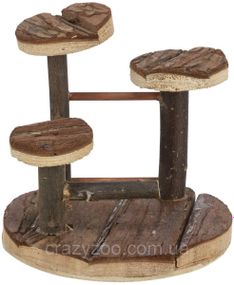 Підставка Trixie 61640 Natural Living, для гризунів, 14×14 см, коричнева
